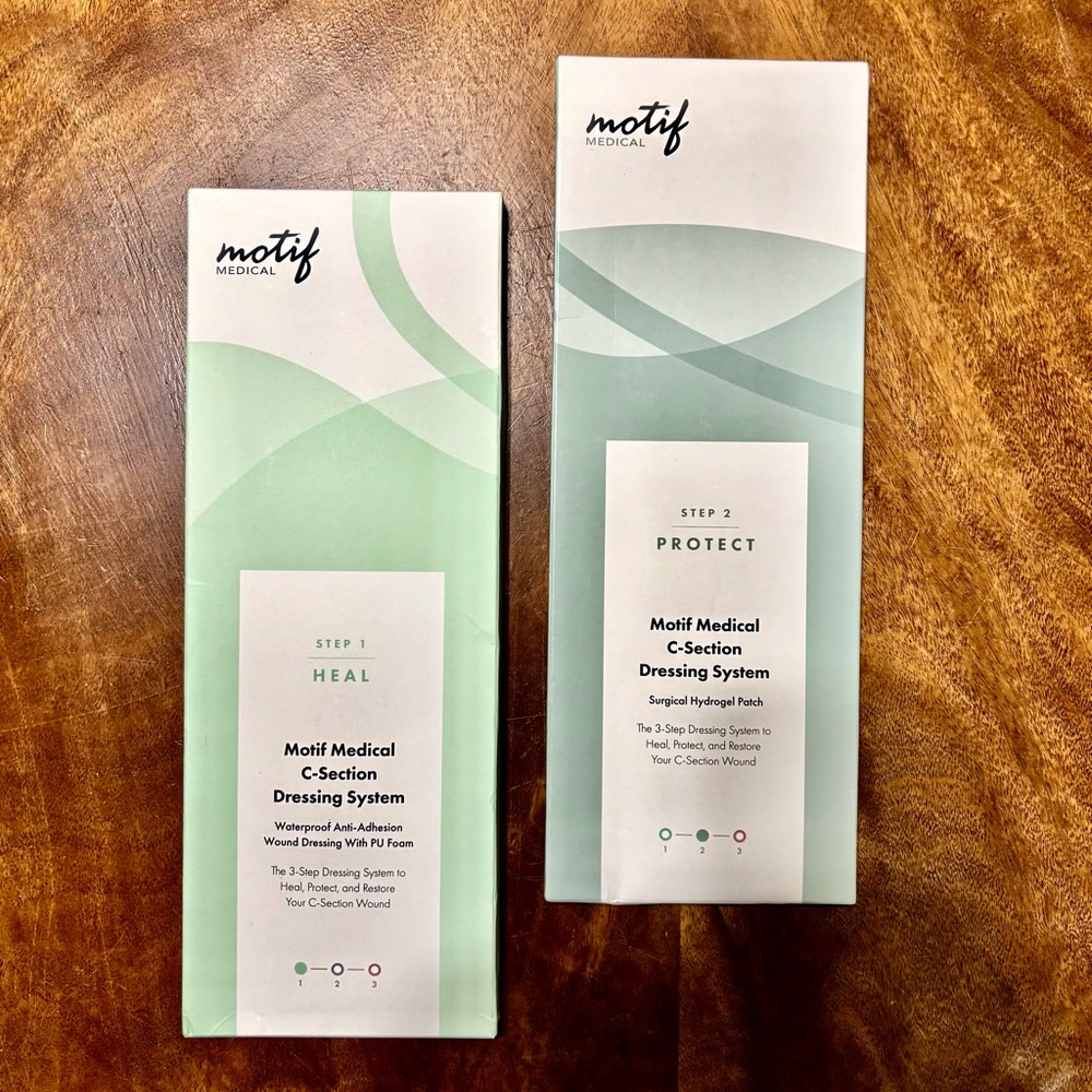 NWT Motif C-Section Dressings Step 1 & 2